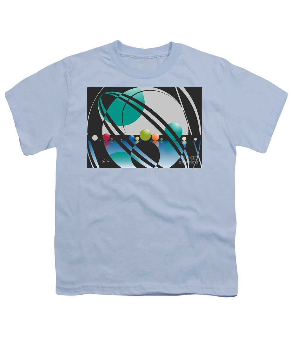 Discovered Youth T-Shirt featuring the digital art Discovered Thoughs by Leo Symon