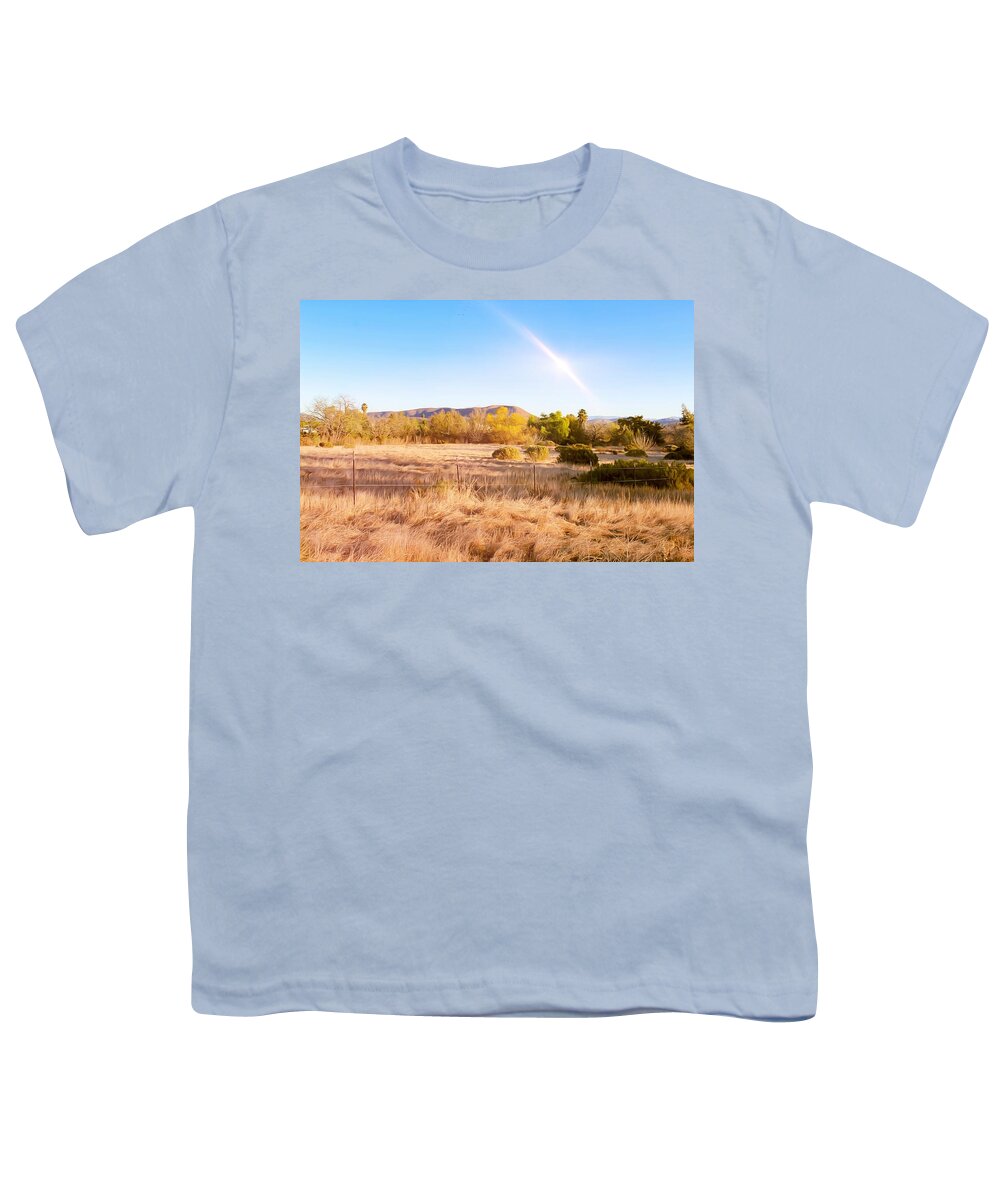 Landscape Youth T-Shirt featuring the photograph Discovery Street by Alison Frank