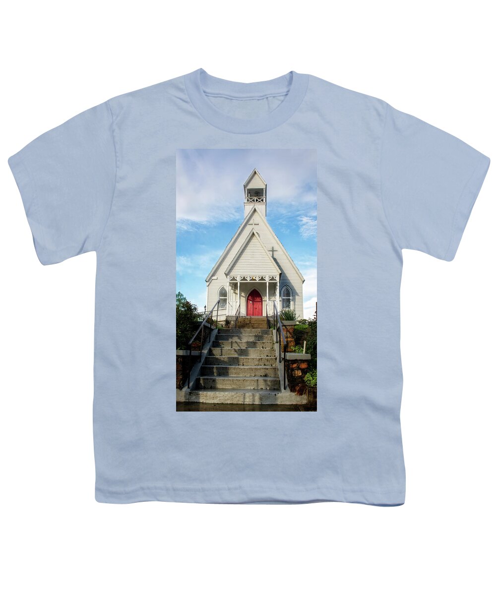Episcopal Church Youth T-Shirt featuring the photograph Episcopal Church of the Messiah by Greg and Chrystal Mimbs