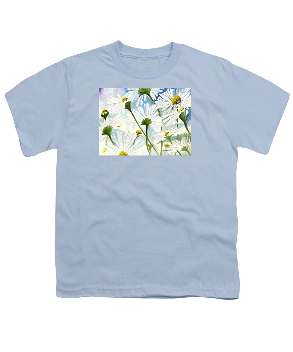 Nature Youth T-Shirt featuring the painting Flower study ten by Darren Cannell