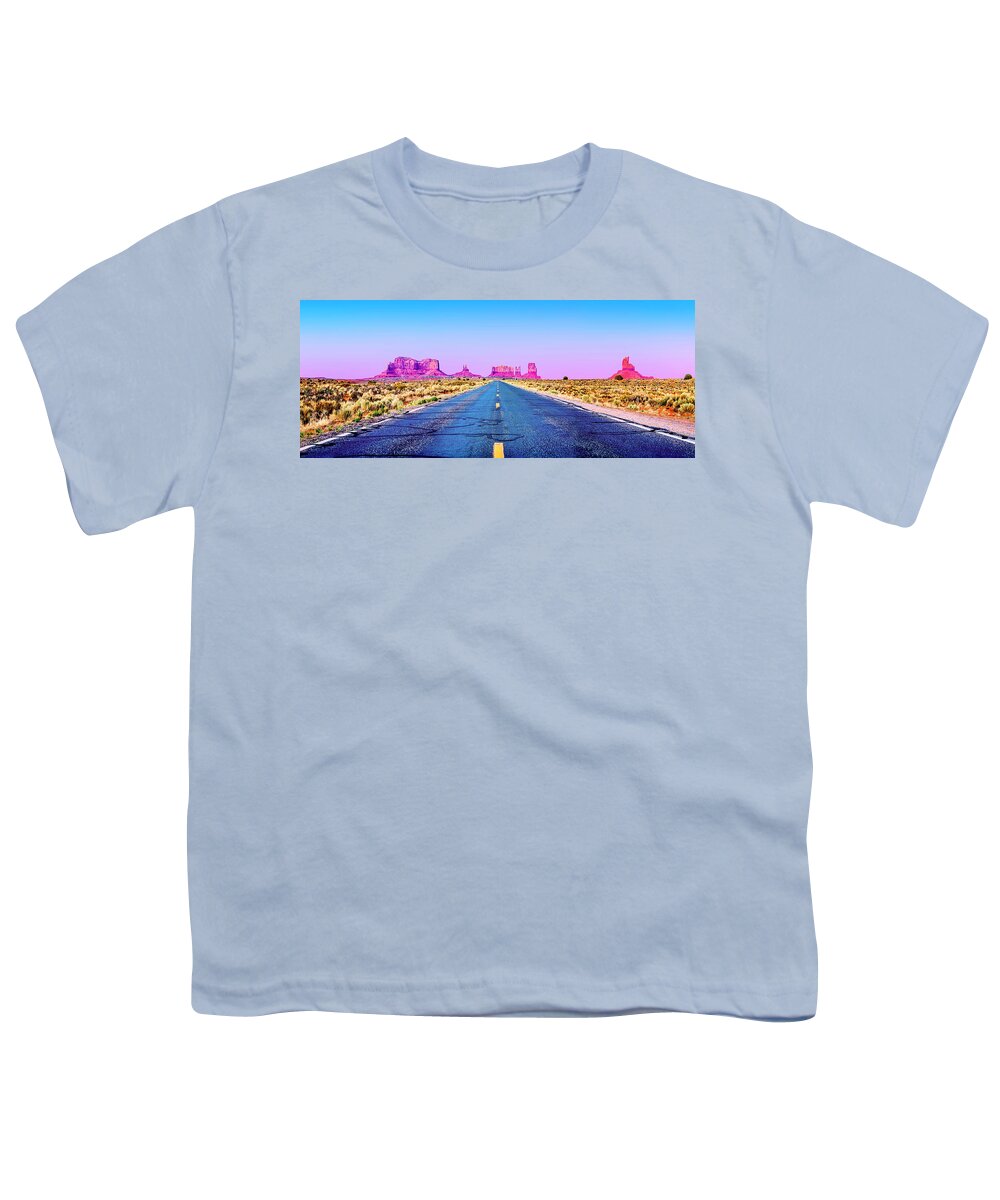 Monument Valley Youth T-Shirt featuring the photograph Freedom by Az Jackson