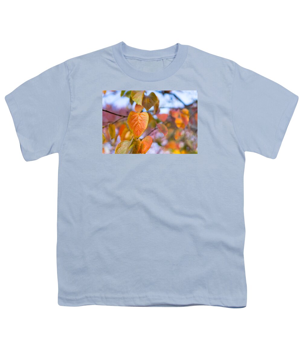 Leaves Youth T-Shirt featuring the photograph Gentle Breeze by Derek Dean