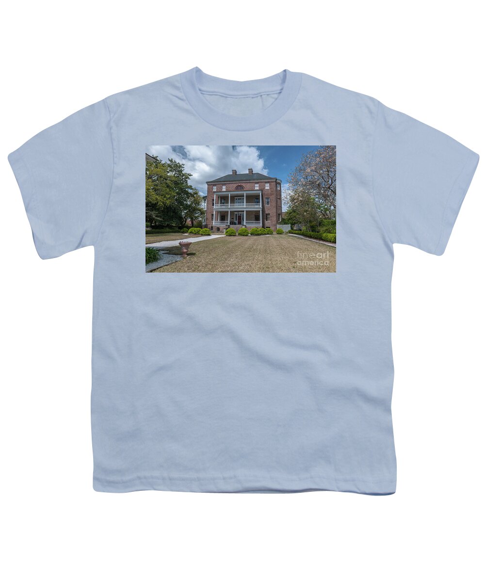 The Joseph Manigault House Youth T-Shirt featuring the photograph Joseph Manigault by Dale Powell