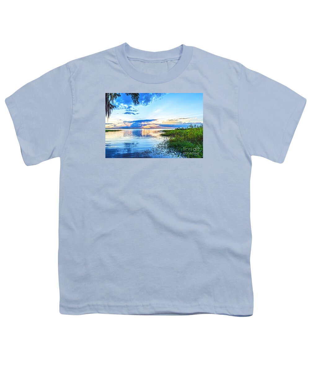 Lochloosa Youth T-Shirt featuring the photograph Lochloosa Lake by Anthony Baatz