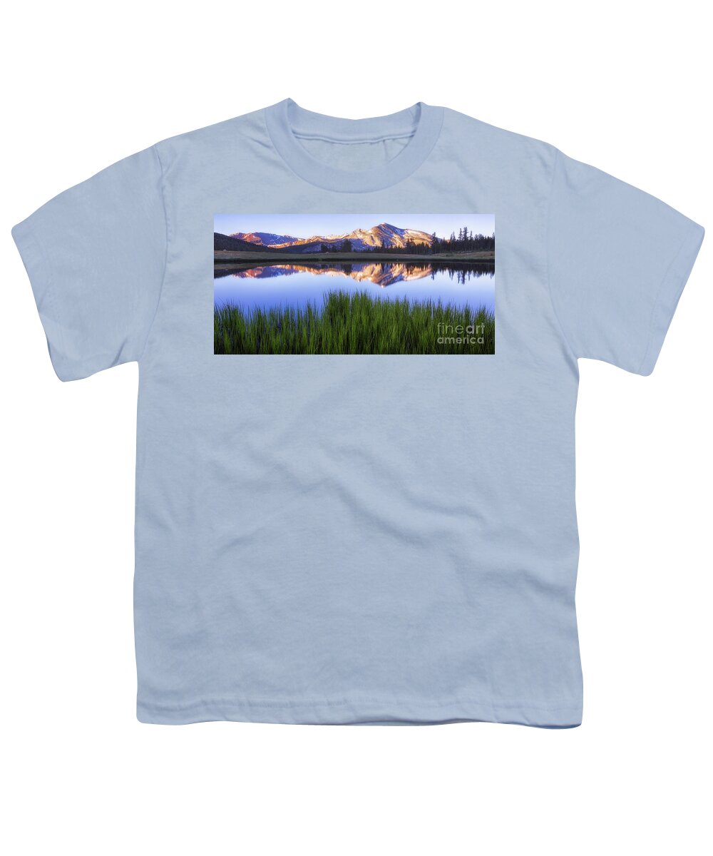 Sierra Youth T-Shirt featuring the photograph Meadow Sunrise by Anthony Michael Bonafede