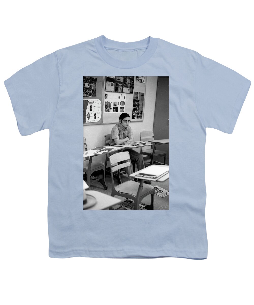 Phoenix Youth T-Shirt featuring the photograph Most Scholarly Student, 1972 by Jeremy Butler
