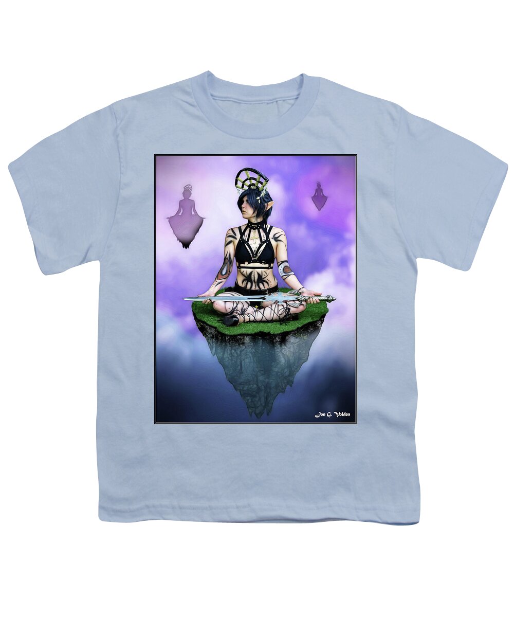 Fantasy Youth T-Shirt featuring the photograph Mystic Guardians by Jon Volden