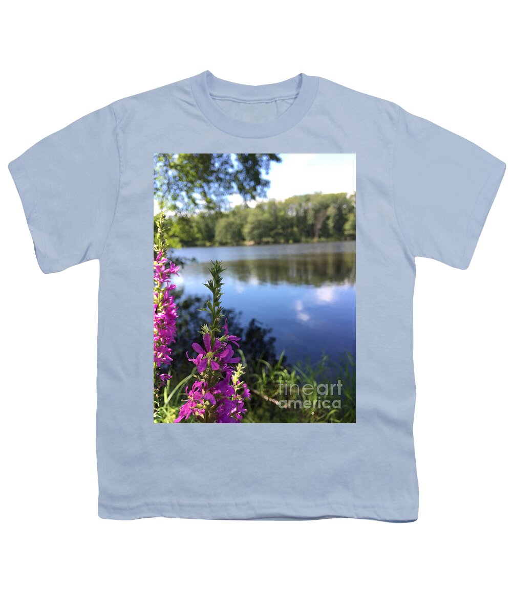 Flower Youth T-Shirt featuring the photograph Nature Channelling by Jason Nicholas
