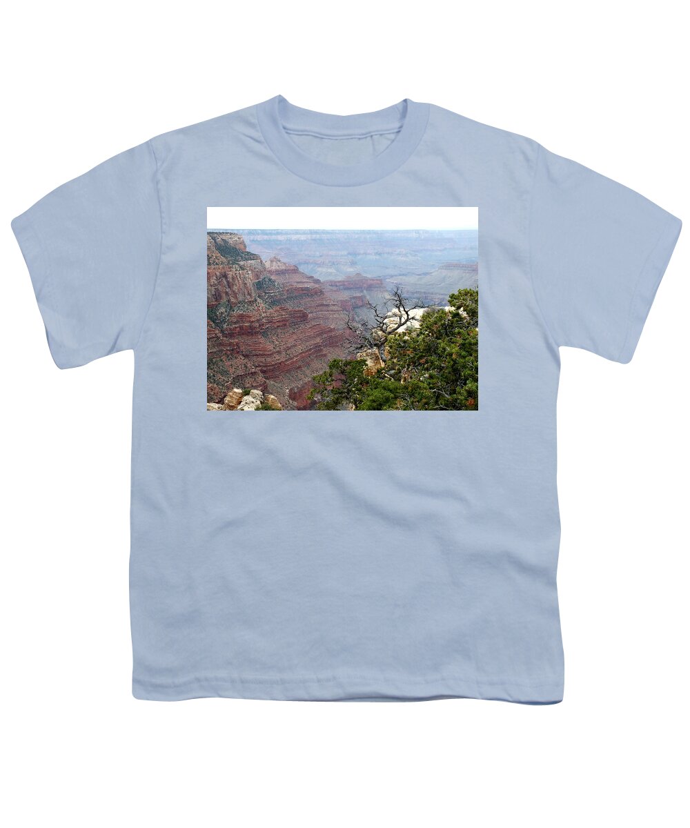 Grand Canyon Youth T-Shirt featuring the photograph North Rim Grand Canyon by Charlotte Schafer