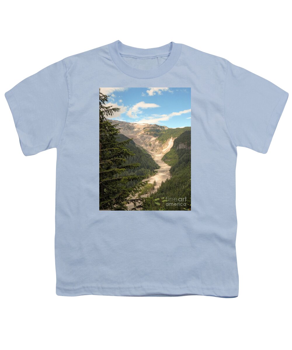 Trees Youth T-Shirt featuring the photograph Painterly Nisqually View by Chris Anderson