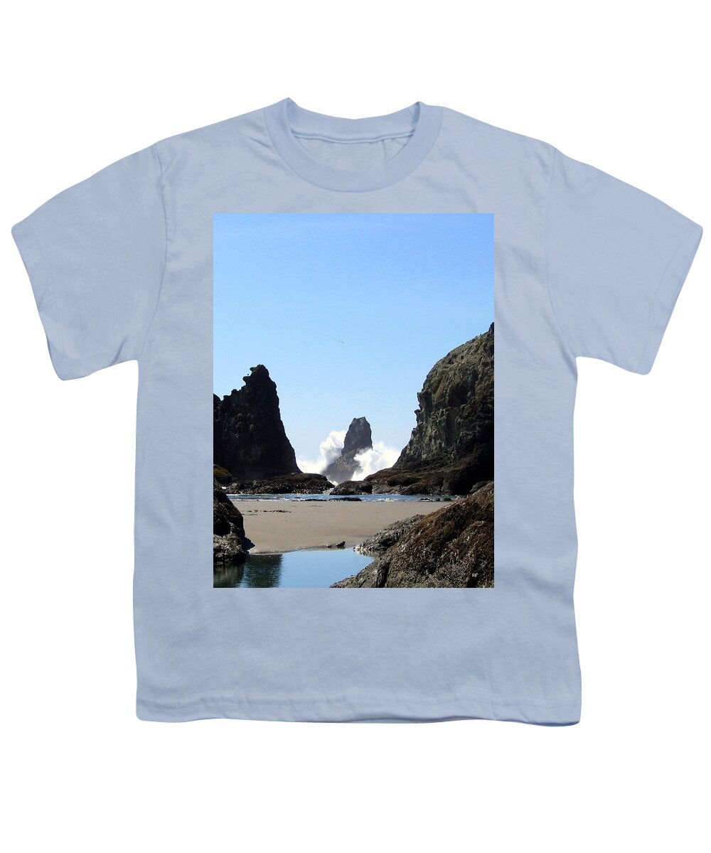 Wave Youth T-Shirt featuring the photograph Powerful Sea by Will Borden