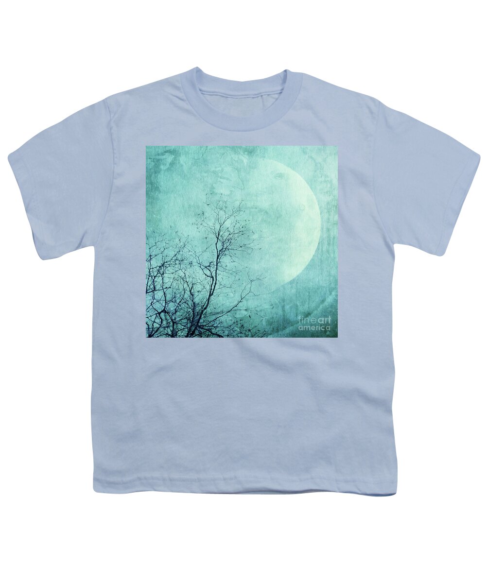Moon Youth T-Shirt featuring the photograph Reach for the moon by Priska Wettstein