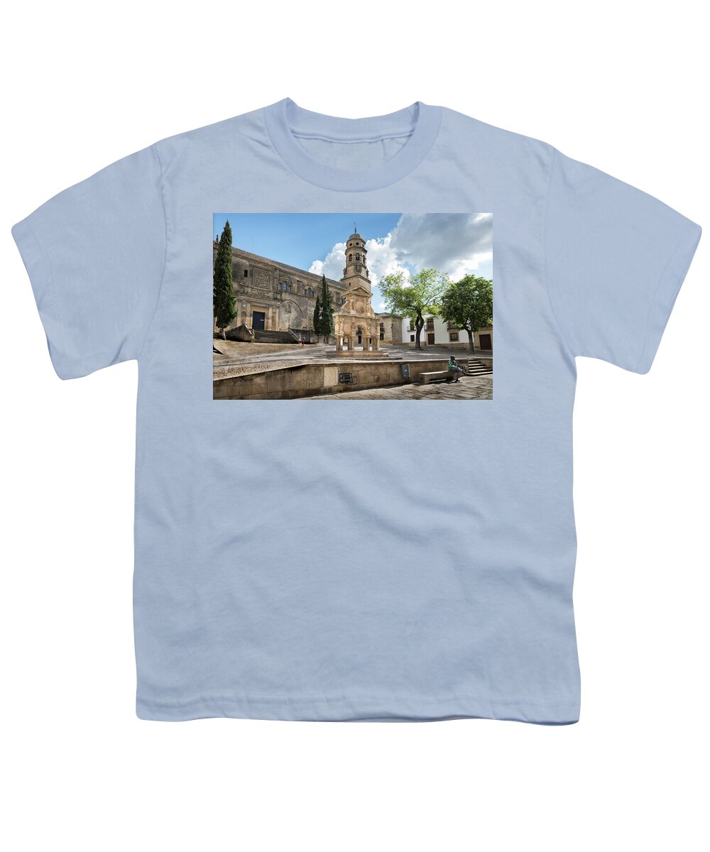 Baeza Youth T-Shirt featuring the photograph Saint Mary Square in Baeza by RicardMN Photography