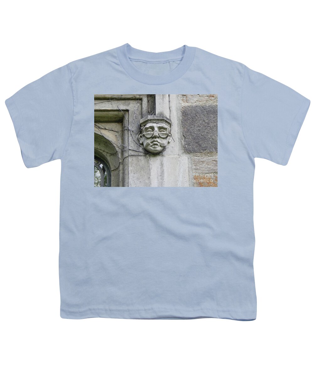 University Of Michigan Youth T-Shirt featuring the photograph Scholarly Face by Phil Perkins