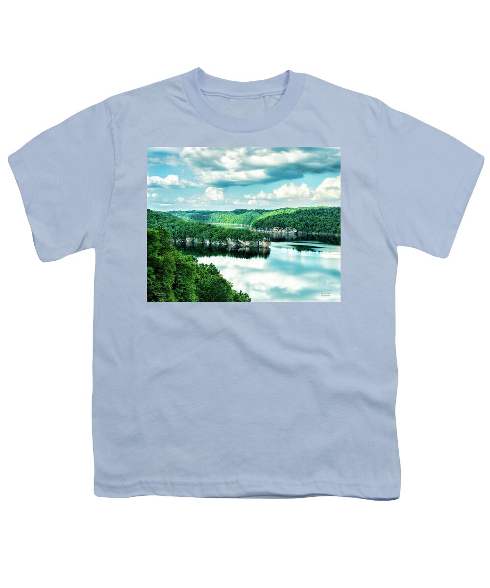 Summersville Youth T-Shirt featuring the photograph Summertime At Long Point by Mark Allen
