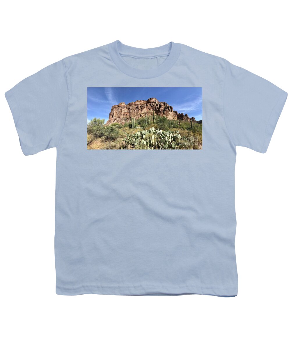 Photography Youth T-Shirt featuring the photograph Superstition Mountains by Sean Griffin