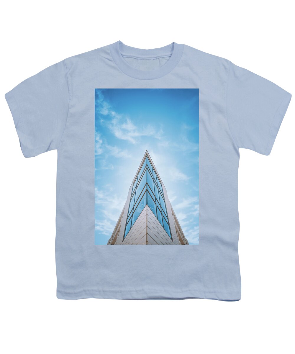 Architecture Youth T-Shirt featuring the photograph The Glass Tower on Downer Avenue by Scott Norris