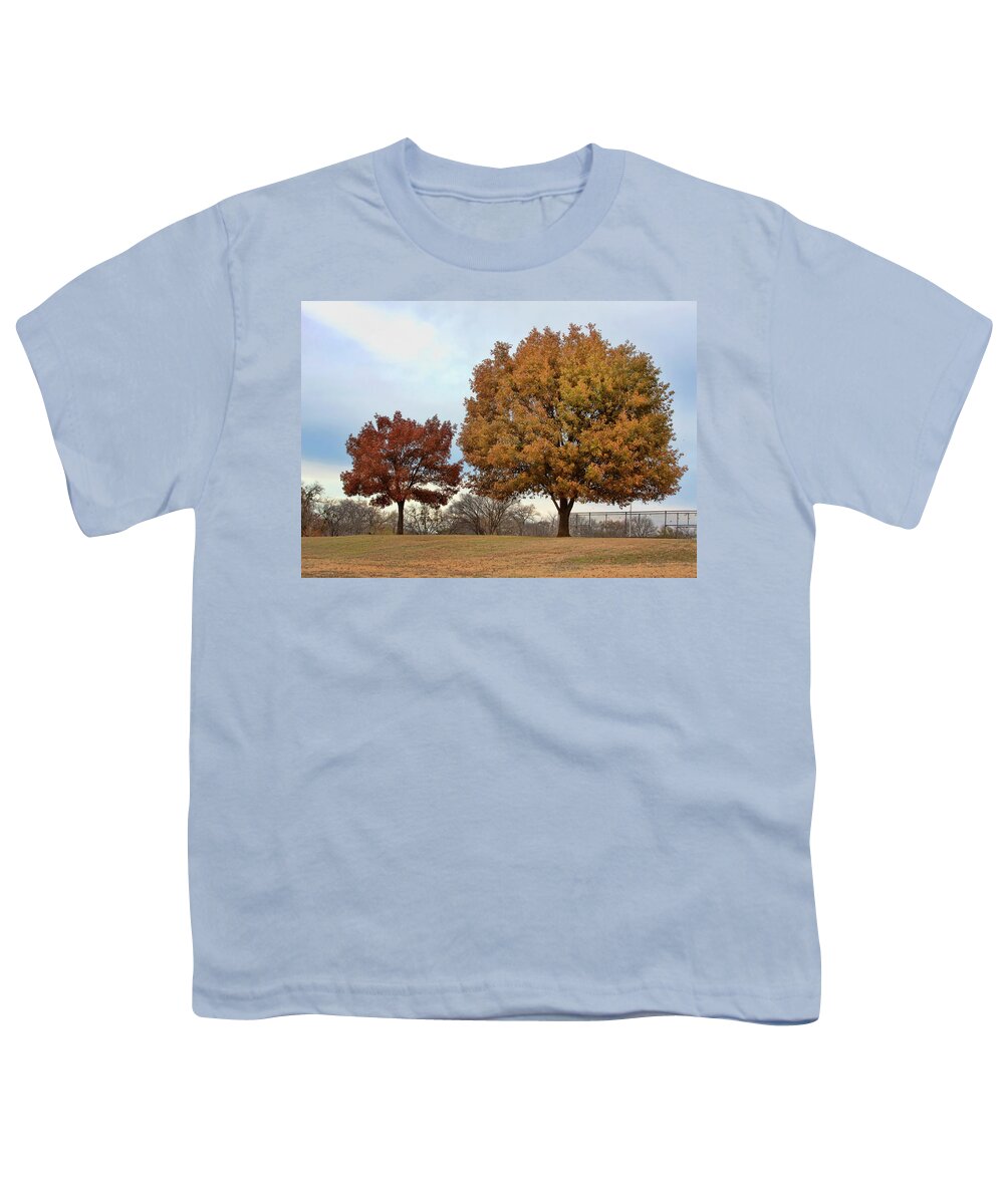 Oak Trees Youth T-Shirt featuring the photograph The Mighty Oak by Joan Bertucci