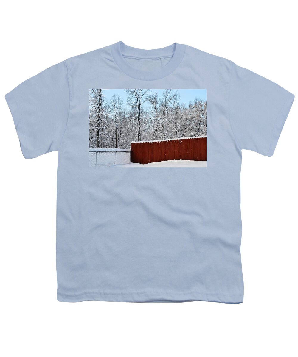 Snow Youth T-Shirt featuring the photograph The Morning After by Eileen Brymer