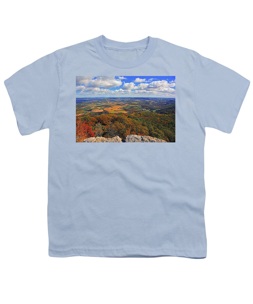 The Pinnacle On Pa At Youth T-Shirt featuring the photograph The Pinnacle on PA AT by Raymond Salani III