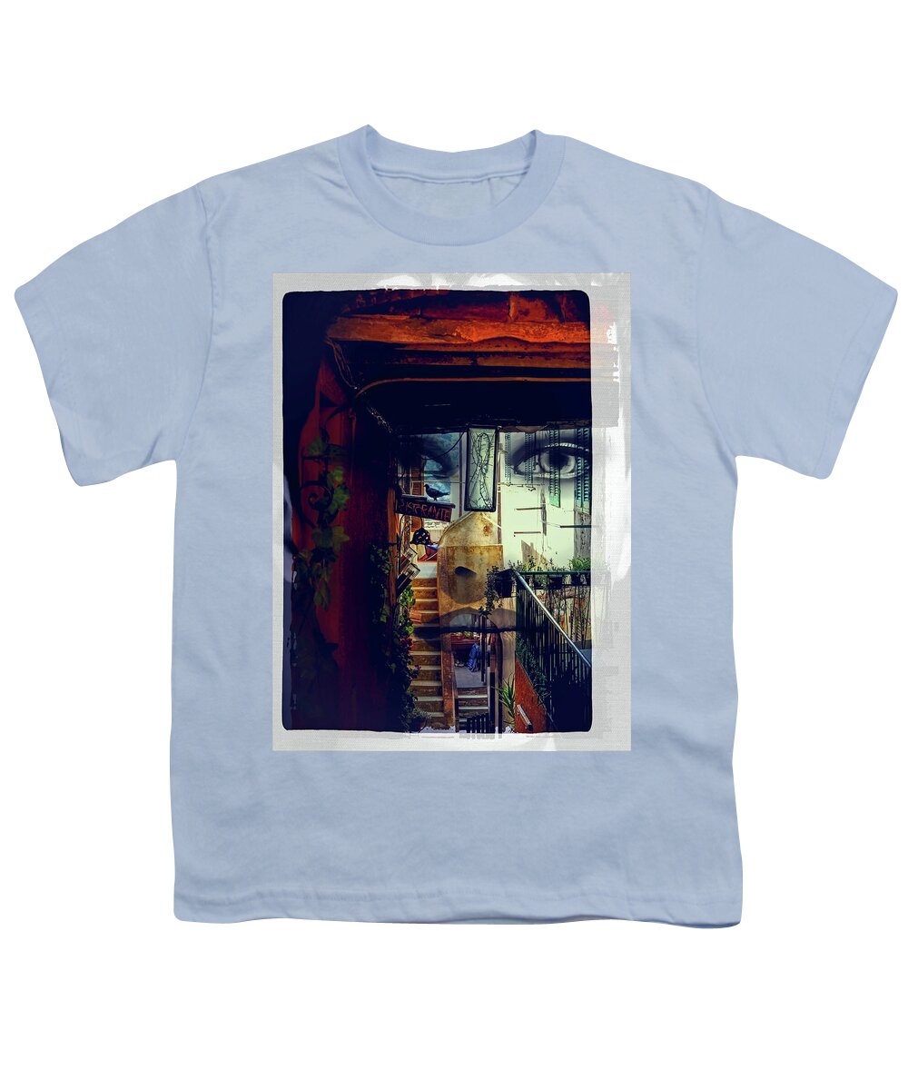 Diner Youth T-Shirt featuring the photograph Time for diner by Gabi Hampe