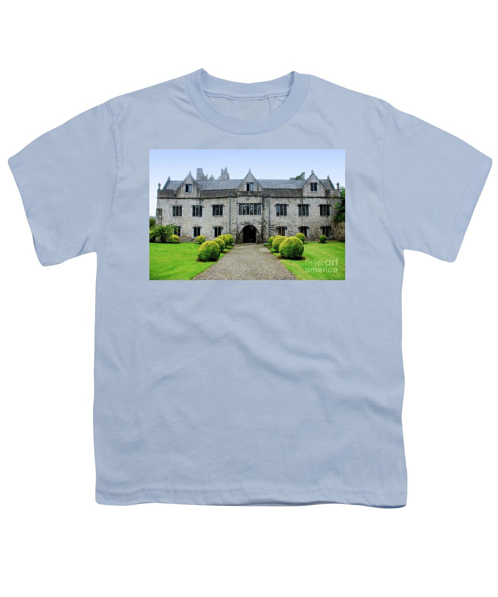 Castle Youth T-Shirt featuring the photograph Tudor Manor - Carrick on Suir by Joe Cashin