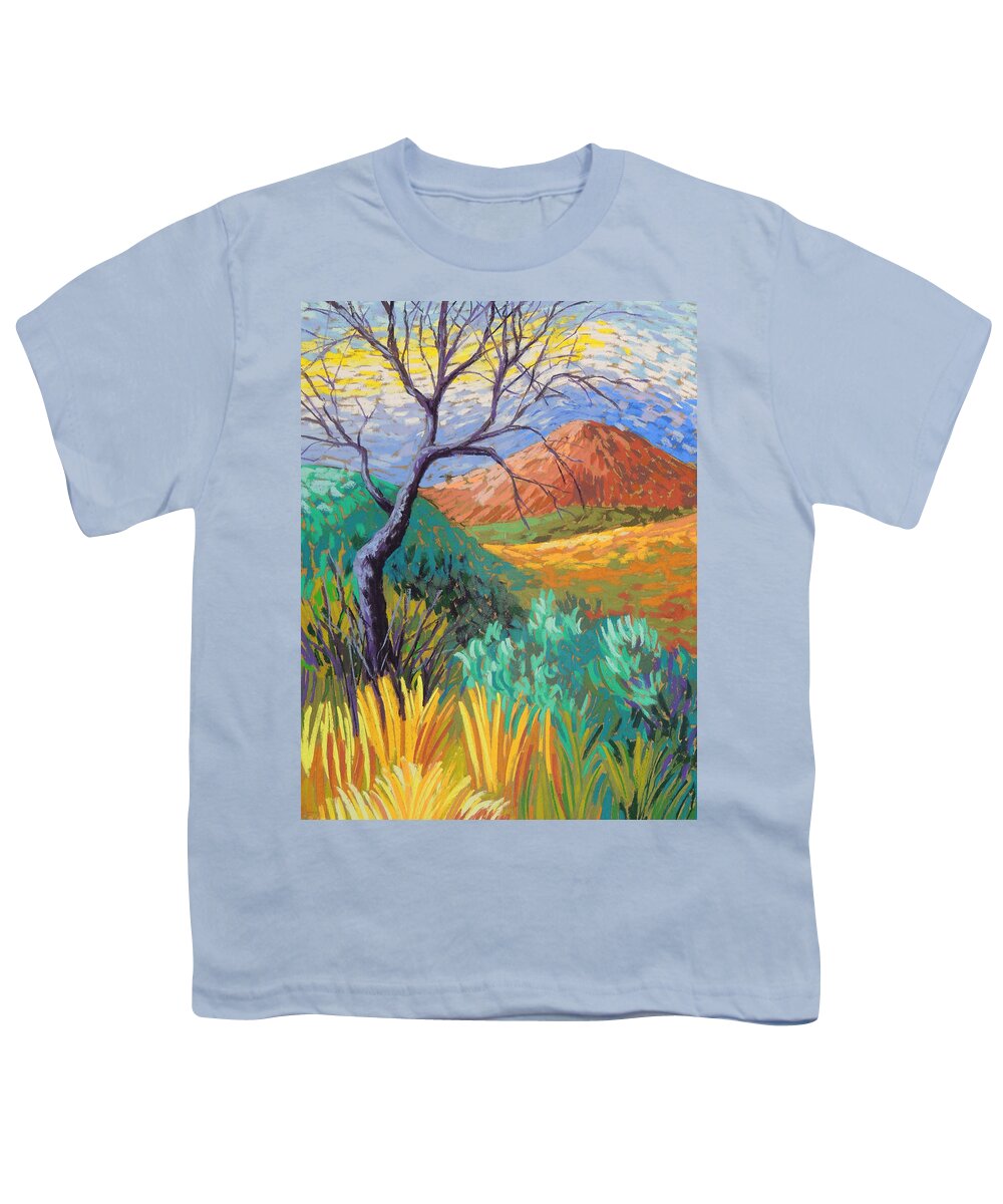 Van Gogh Youth T-Shirt featuring the pastel Van Gogh in theFranklins by Candy Mayer