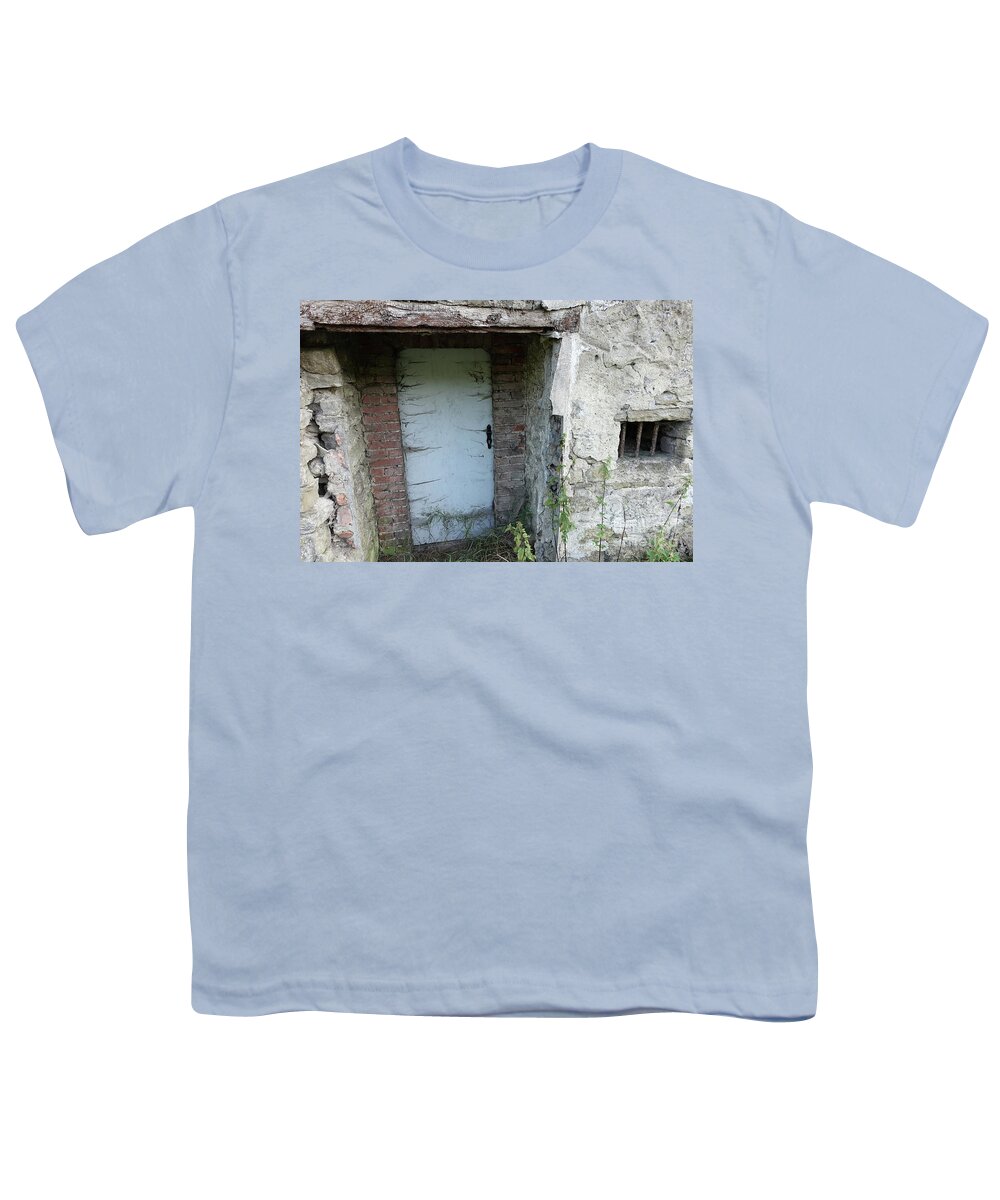 Locked Youth T-Shirt featuring the photograph Very long locked door by Eva-Maria Di Bella