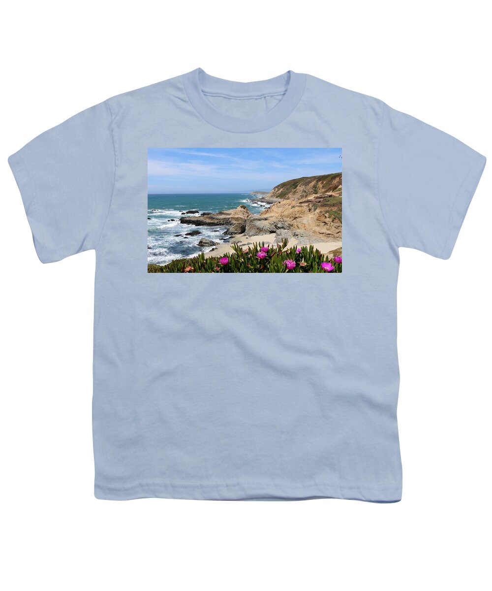 Bodega Head Youth T-Shirt featuring the photograph View from Bodega Head in Bodega Bay CA - 2 by Christy Pooschke