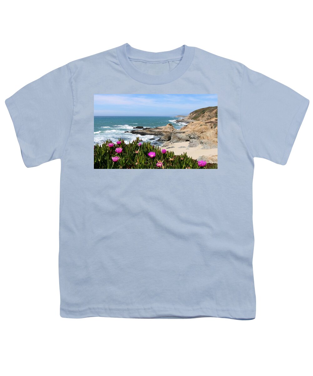 Bodega Head Youth T-Shirt featuring the photograph View from Bodega Head in Bodega Bay CA - 3 by Christy Pooschke
