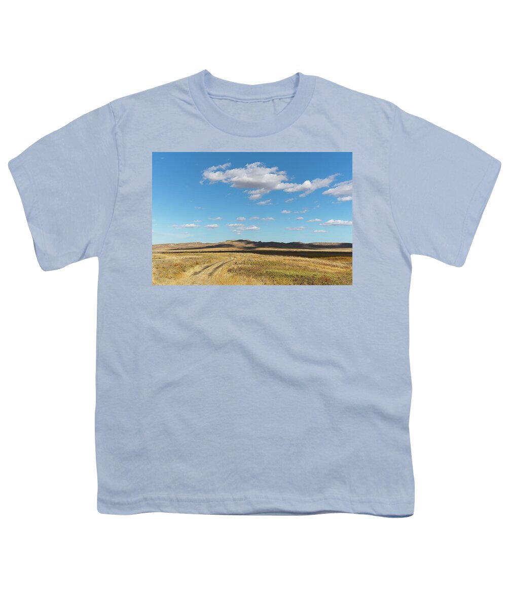 Canada Youth T-Shirt featuring the photograph What Was Once A Road by Allan Van Gasbeck