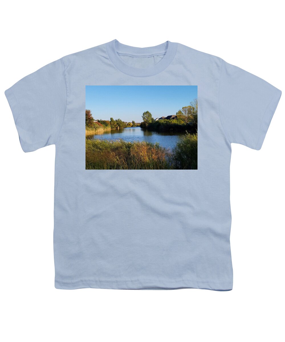 Pond Youth T-Shirt featuring the photograph Woodland Pond by Vic Ritchey
