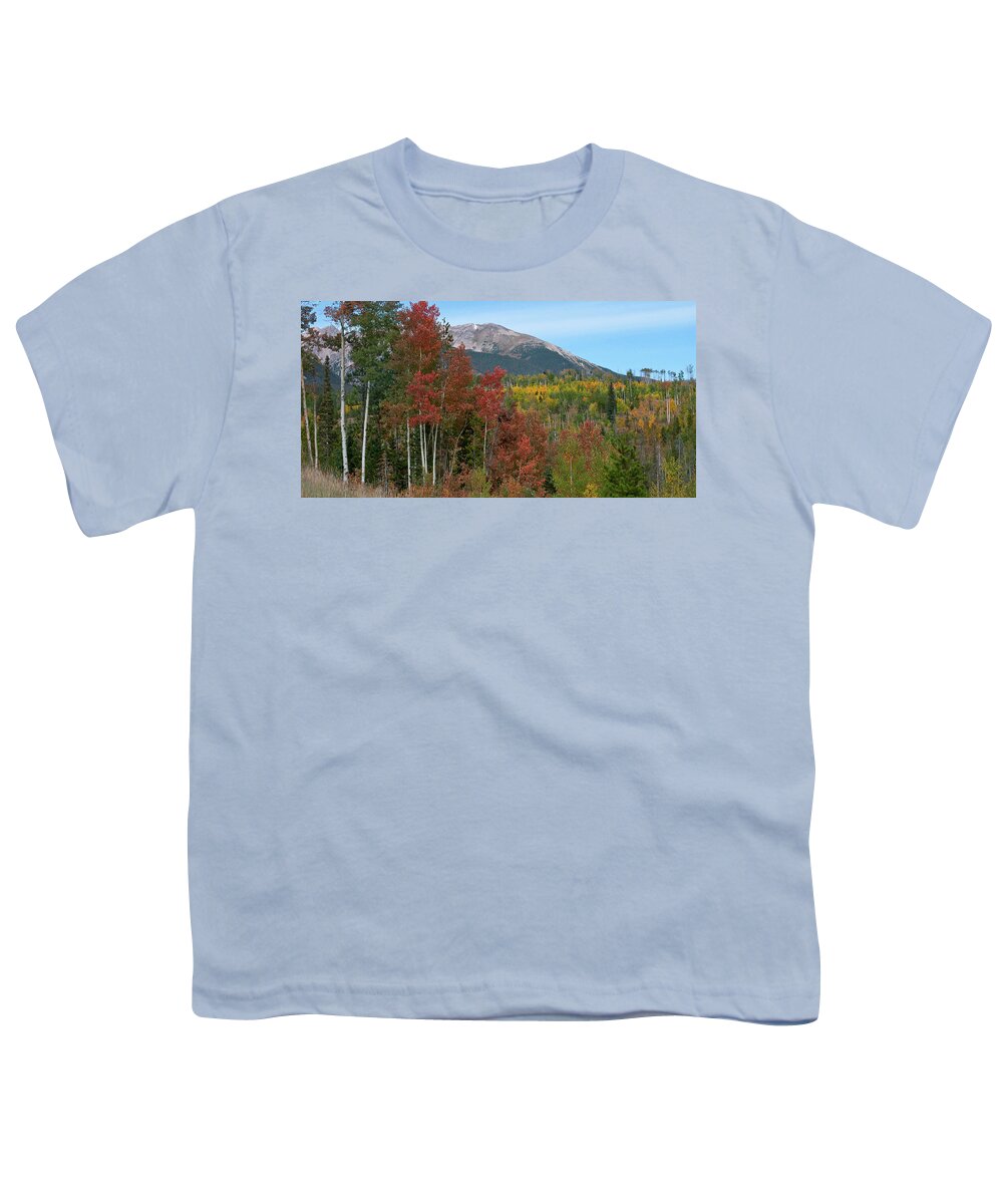Autumn Youth T-Shirt featuring the photograph A Brilliant Colorado Autumn by Cascade Colors