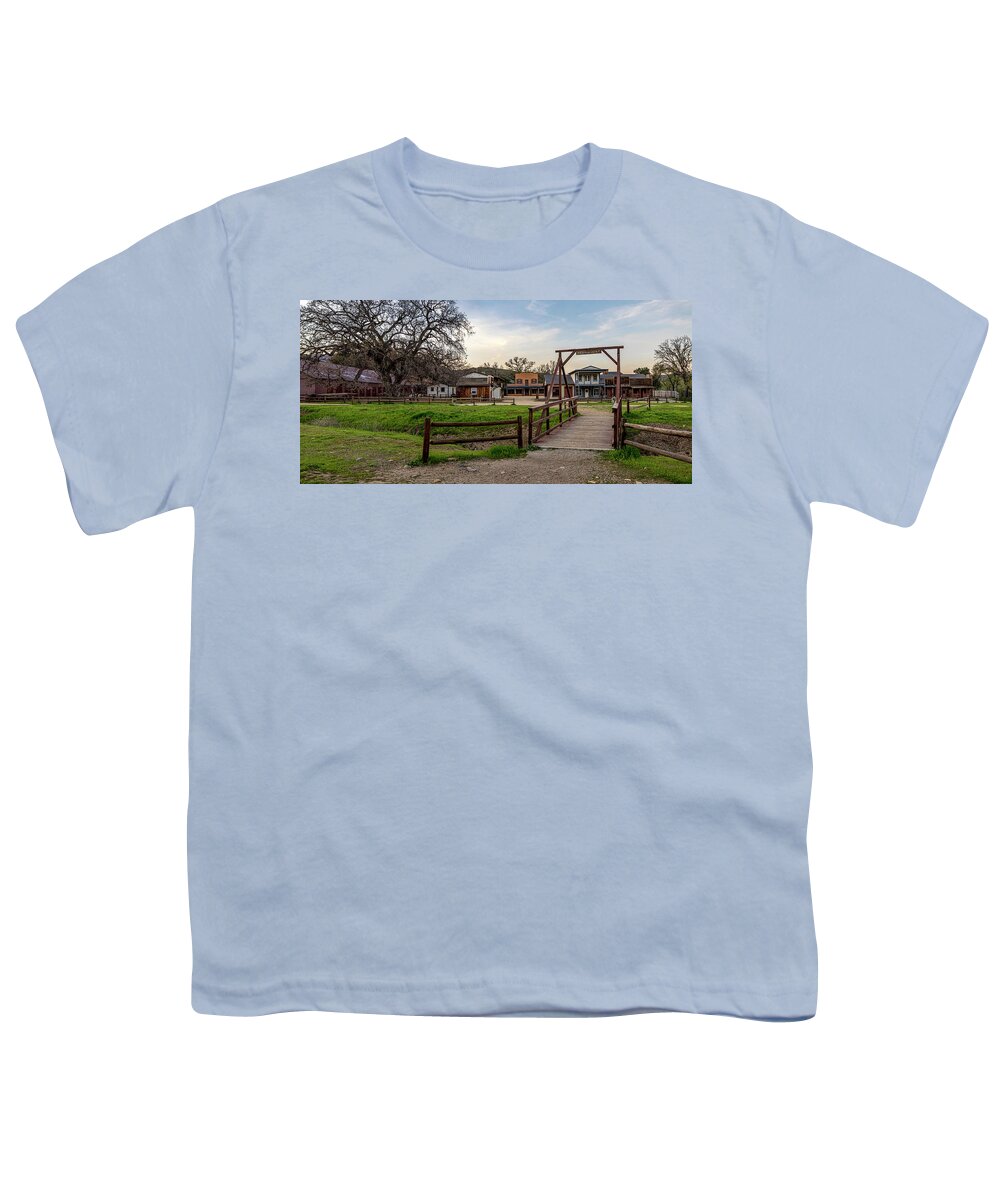 Ghost Town Youth T-Shirt featuring the photograph Bridge To Paramount by Gene Parks