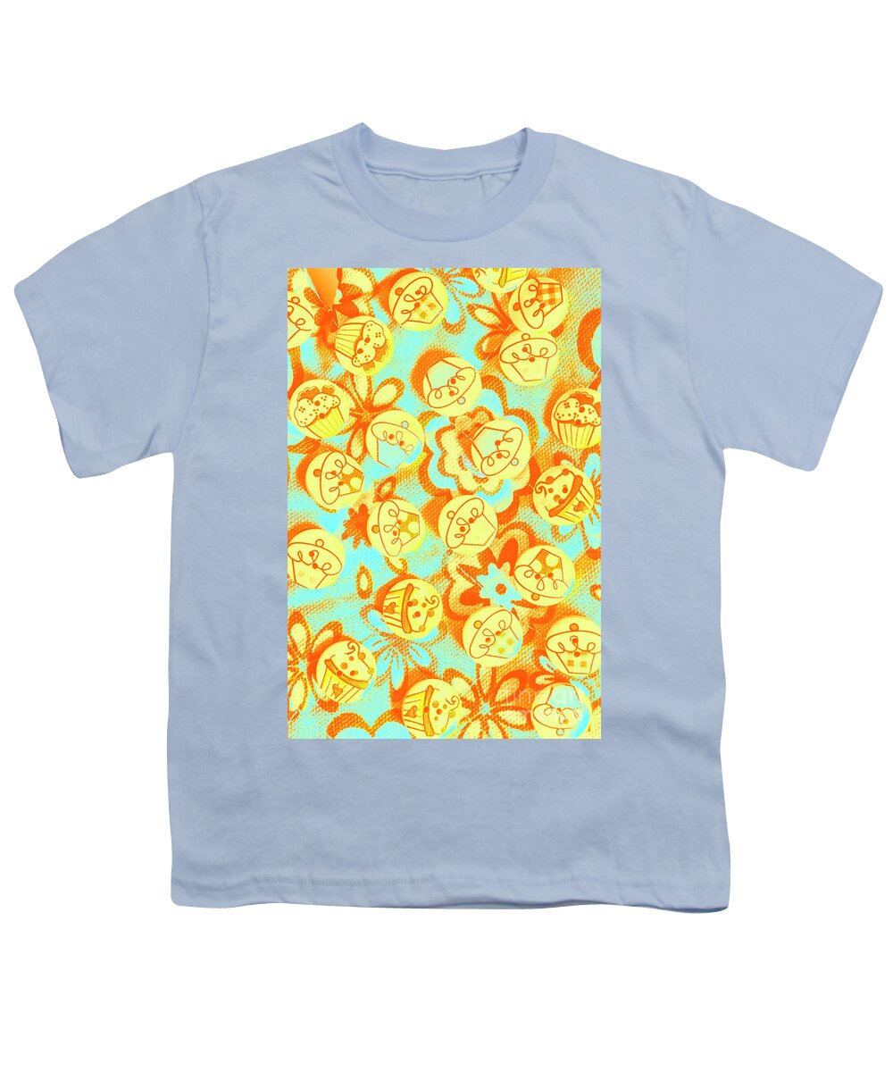 Sweet Youth T-Shirt featuring the photograph Buttercake buttons by Jorgo Photography