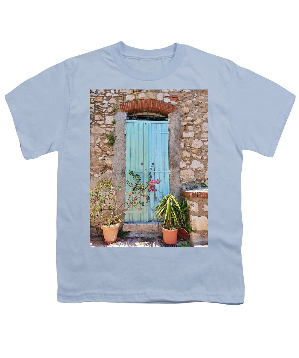 Door Youth T-Shirt featuring the photograph Castle Door by Andrea Whitaker