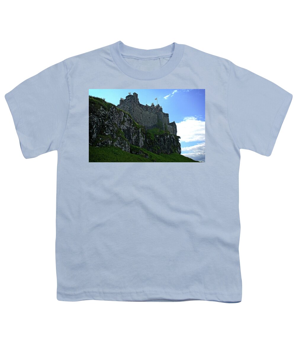 Duart Castle Youth T-Shirt featuring the photograph Duart Castle,Isle of Mull, Scotland by Martin Smith