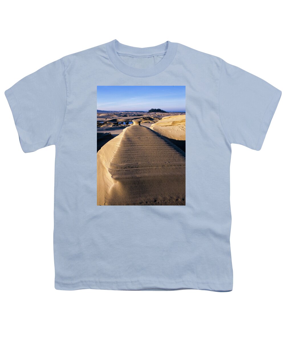 Coast Youth T-Shirt featuring the photograph Dune Formations by Robert Potts