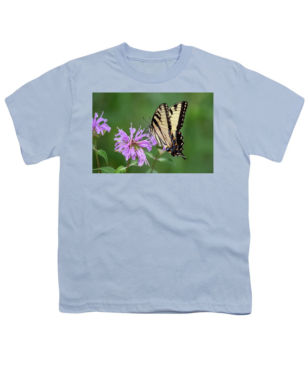 Eastern Tiger Swallowtail Youth T-Shirt featuring the photograph Eastern Tiger Swallowtail by Dale Kincaid