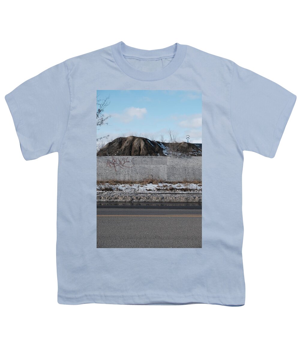 Mercedes Youth T-Shirt featuring the photograph King Shit by Kreddible Trout