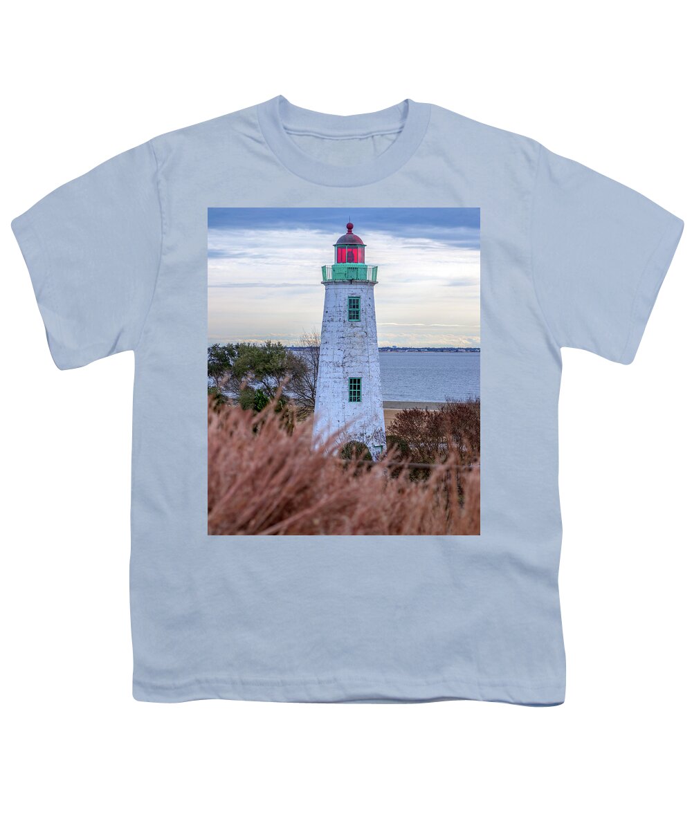 Light Youth T-Shirt featuring the photograph Old Point Comfort Light by Brian Knight