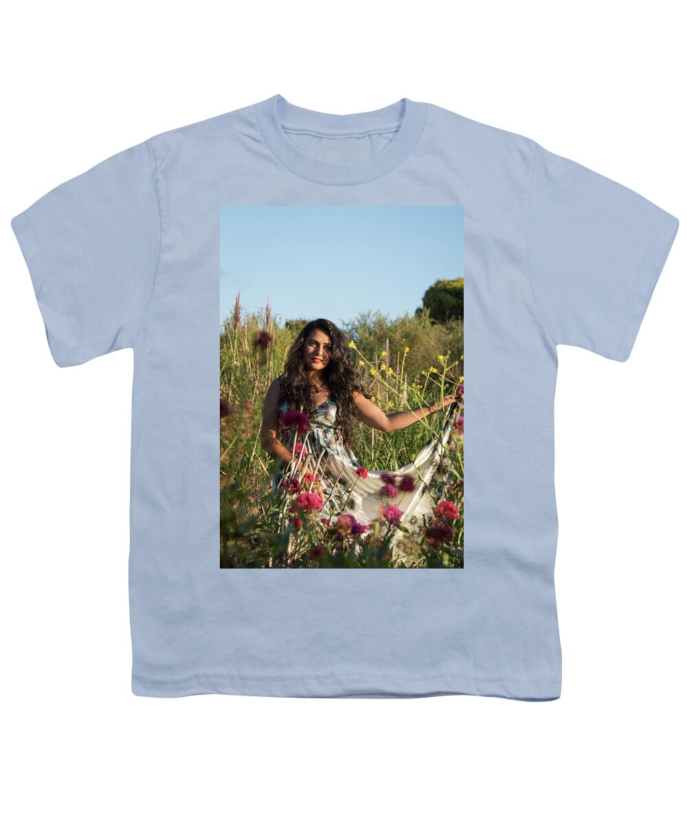 Wildflower Youth T-Shirt featuring the photograph Wildflower by Alex Lapidus