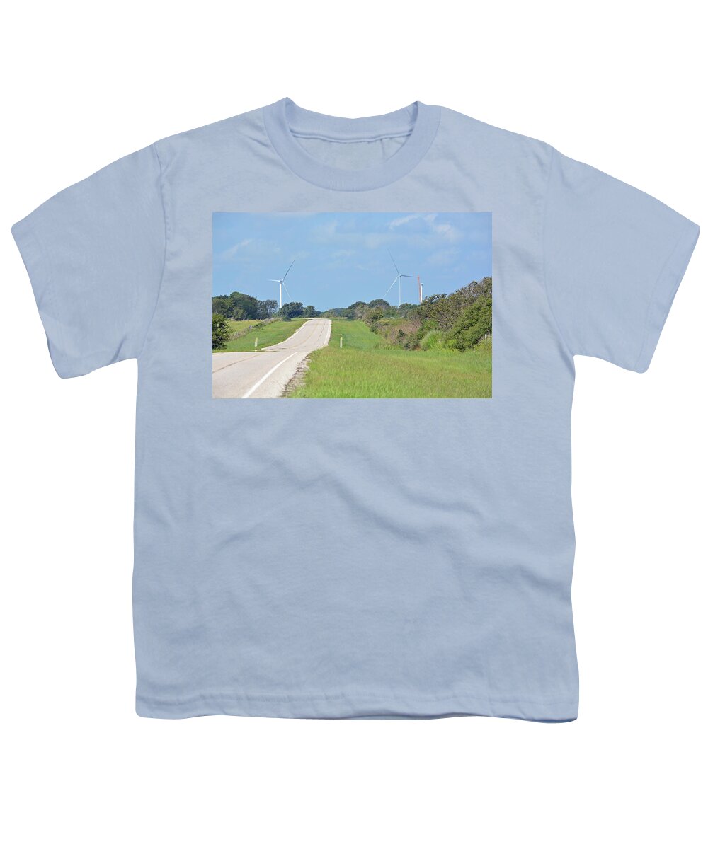 Windmill Youth T-Shirt featuring the photograph Wind Turbines by Jimmie Bartlett