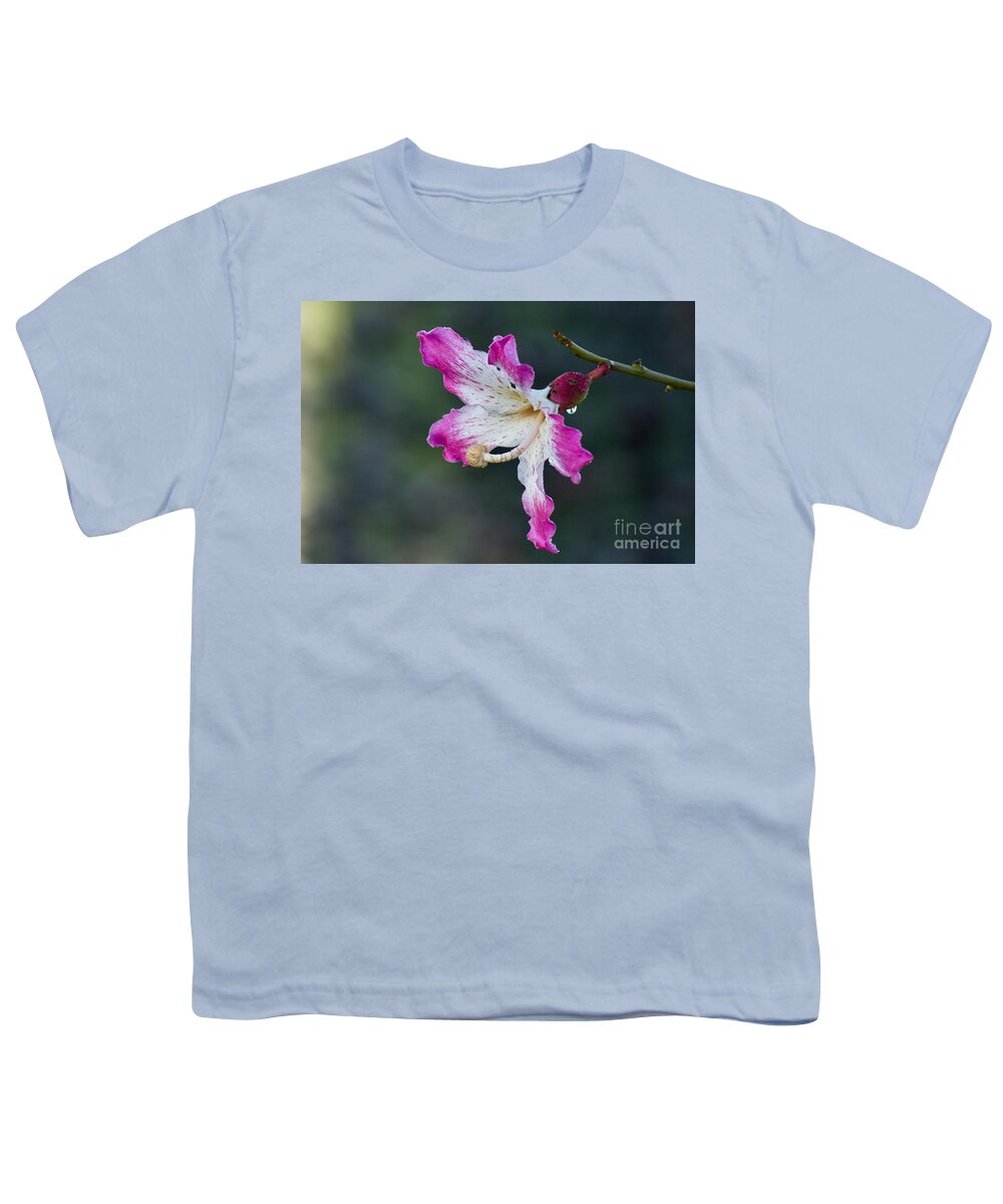 Photography Youth T-Shirt featuring the photograph Floss-silk Blossom #2 by Sean Griffin