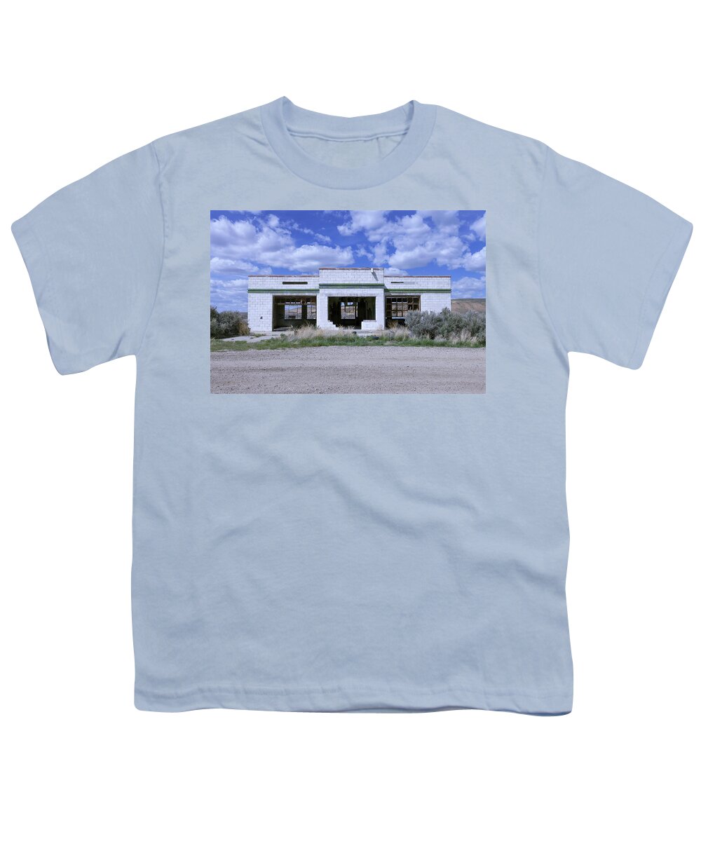 Gas Station Youth T-Shirt featuring the photograph No Gas #2 by Rick Pisio