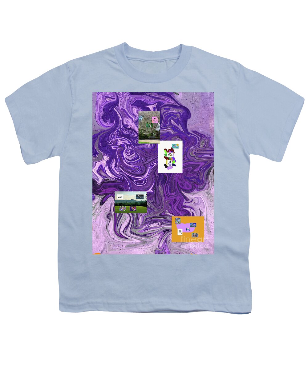 Walter Paul Bebirian: Volord Kingdom Art Collection Grand Gallery Youth T-Shirt featuring the digital art 3-28-2020c by Walter Paul Bebirian