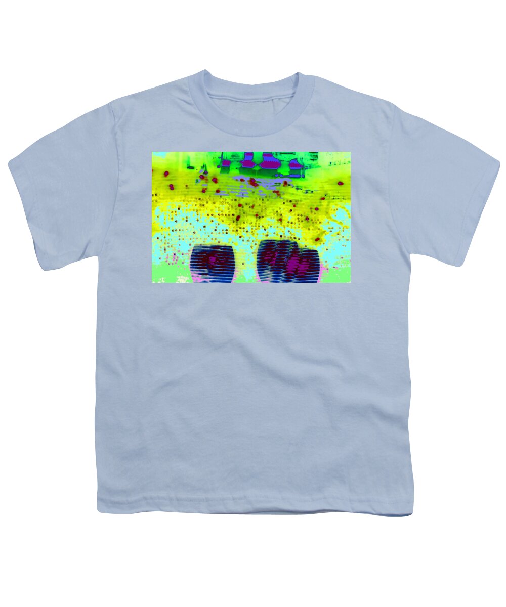 Abstract Youth T-Shirt featuring the digital art Abstract Expressionaryish 21 by T Oliver
