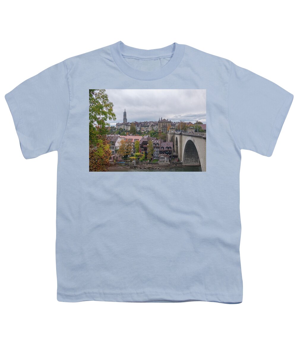 Bern Youth T-Shirt featuring the photograph Bern in Switzerland by Rob Hemphill