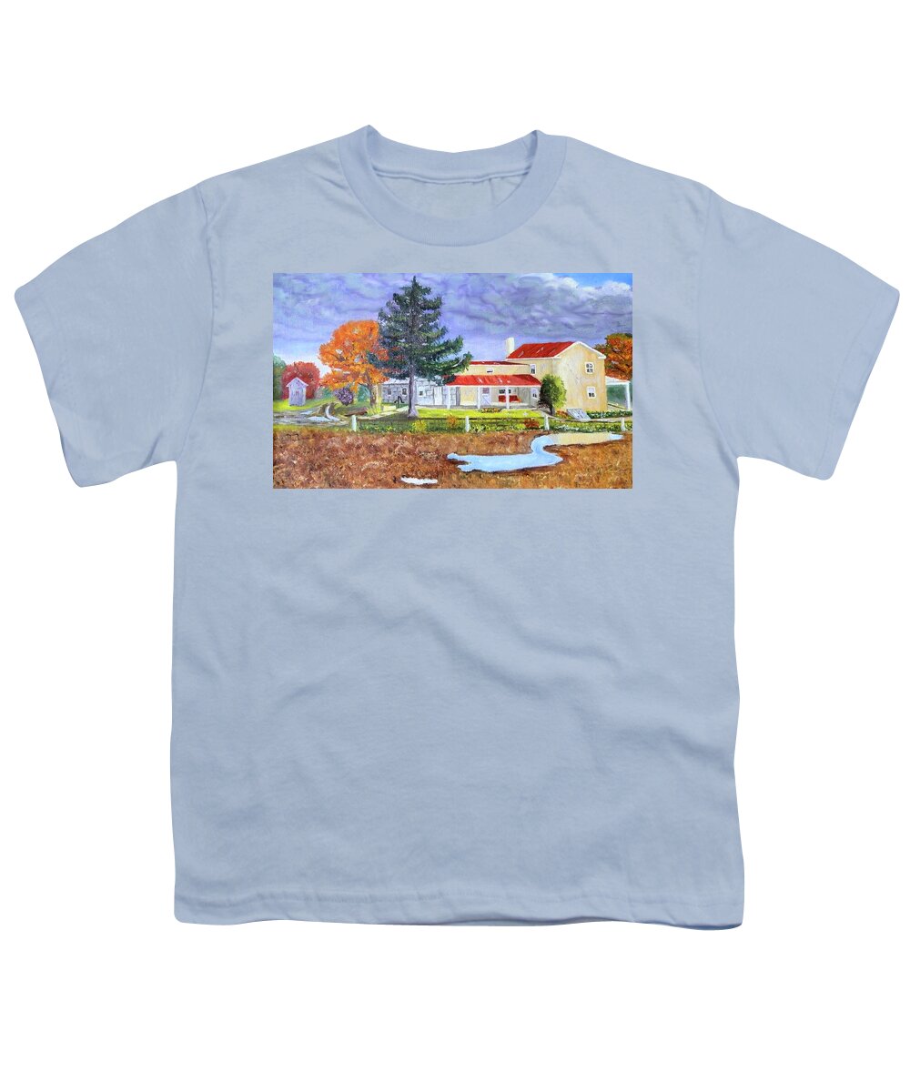 Country Youth T-Shirt featuring the painting Clearing Storm by Joel Smith