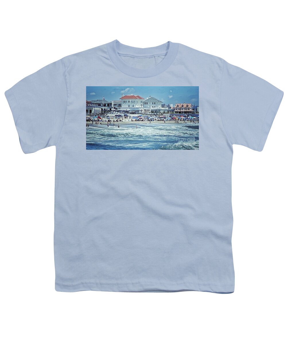 Shore Youth T-Shirt featuring the photograph Down The Shore by David Rucker